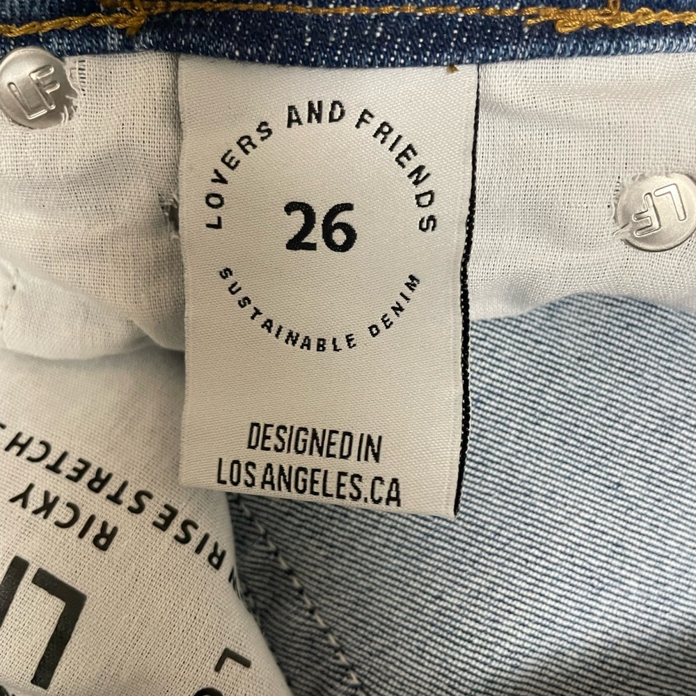 NWT Lovers and friends low rise Ricky skinny jeans in marabella - Picture 10 of 11